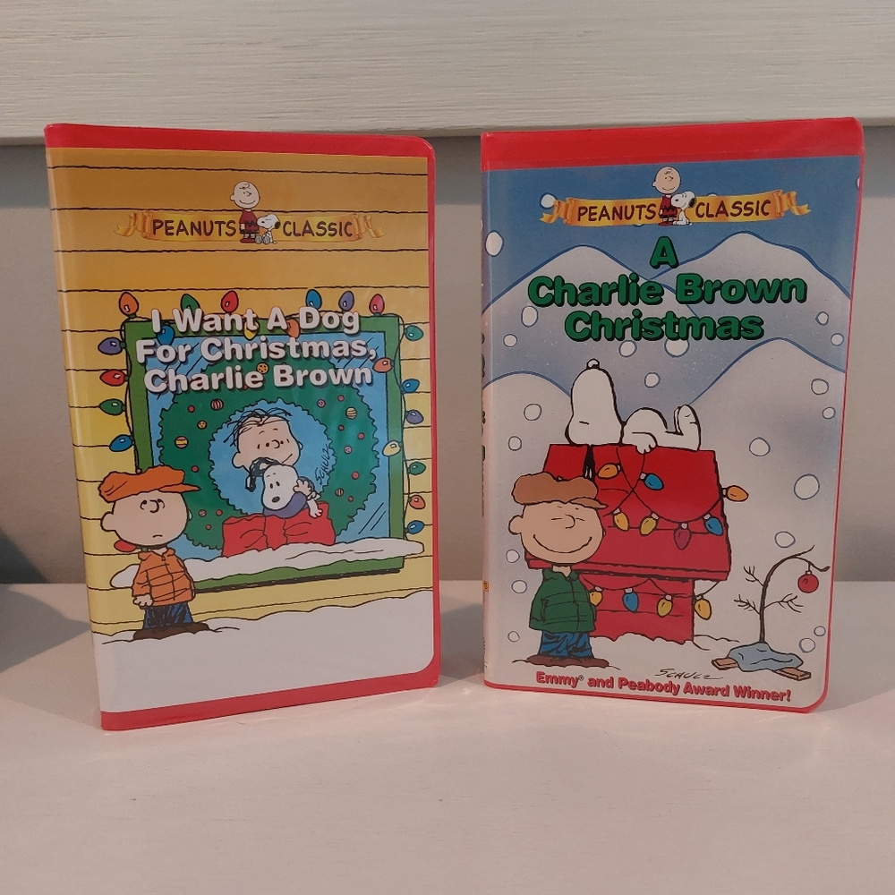 Peanuts Classic Christmas VHS Set